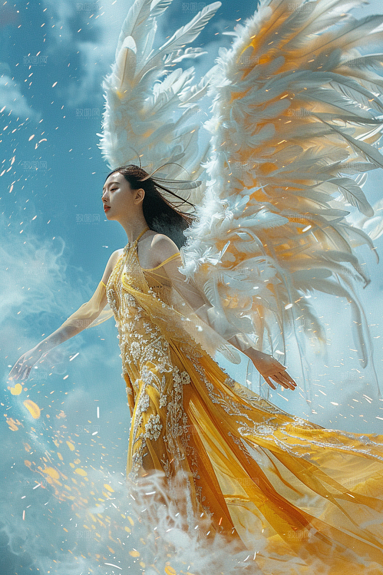 天使女神梦幻仙女摄影图