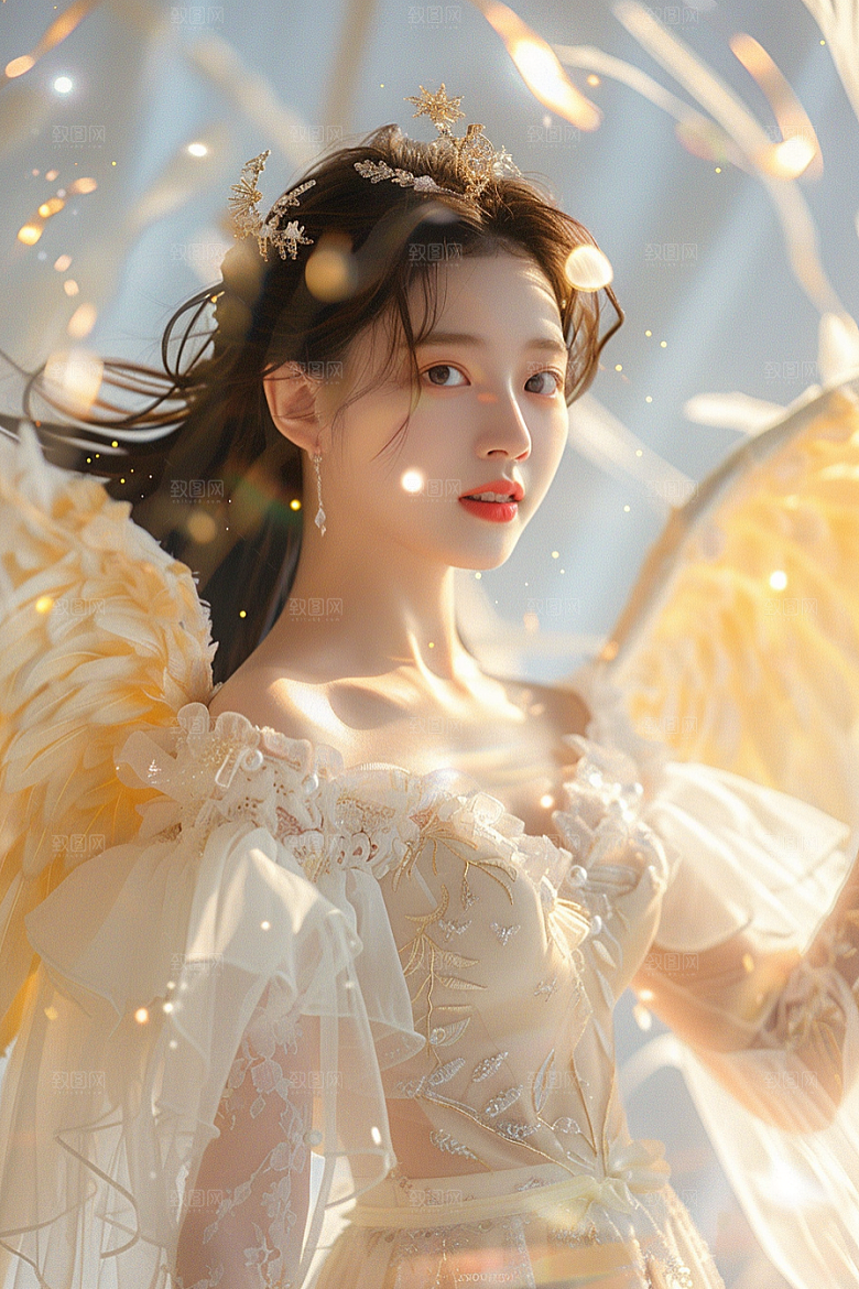 天使女神高清仙女摄影图