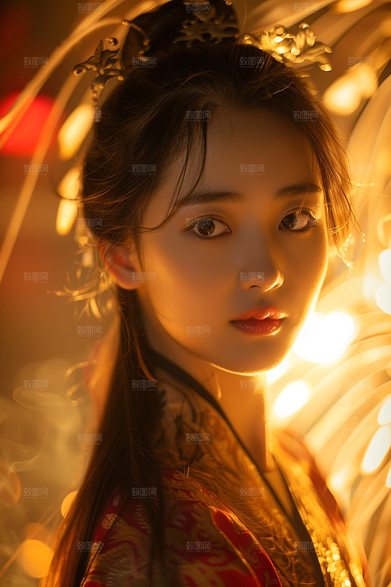 天使女神仙女美女摄影图