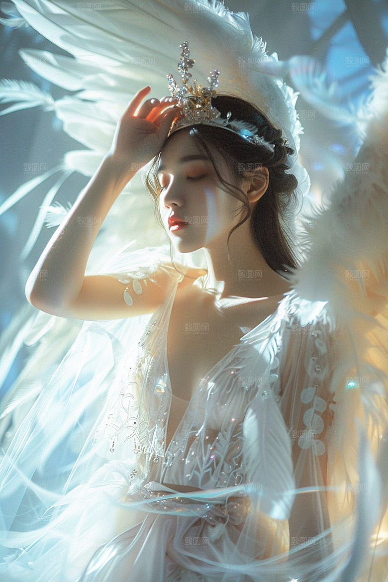 天使女神仙女清新摄影图