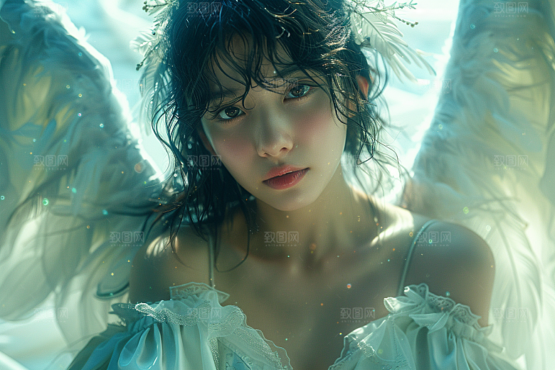 天使女神梦幻写真摄影图