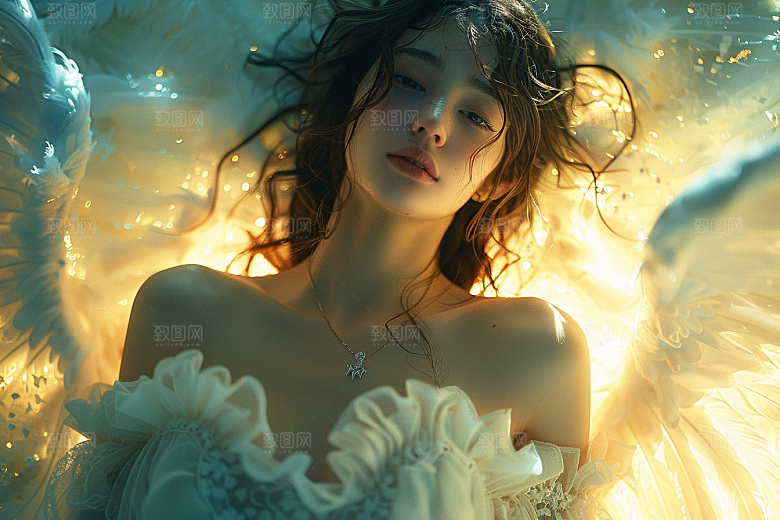 天使女神高清写真摄影图