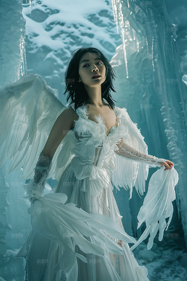 天使女神美女人物摄影图