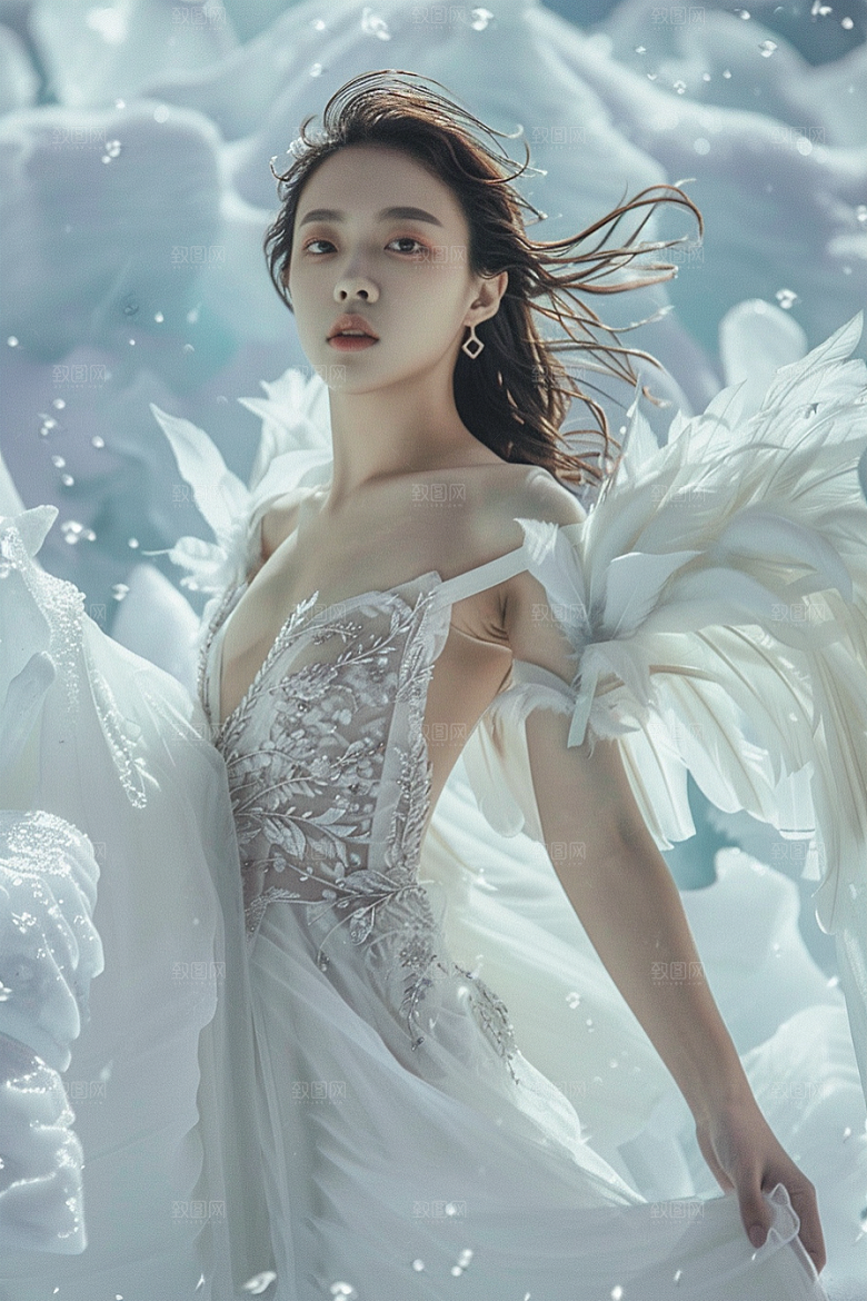 天使女神梦幻写真摄影图