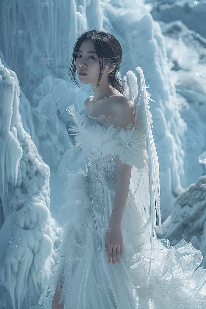 天使女神梦幻清新摄影图