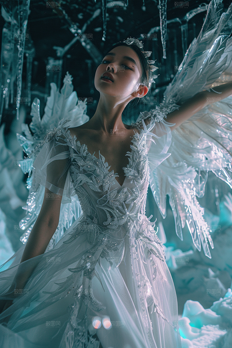 天使女神写真梦幻摄影图