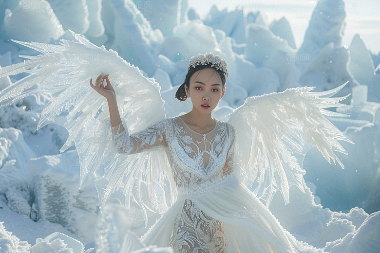 天使女神美女人物摄影图