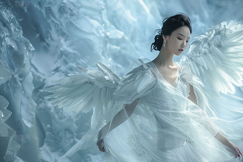 天使女神唯美人物摄影图