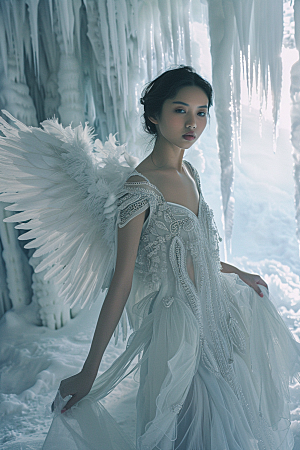 天使女神梦幻高清摄影图