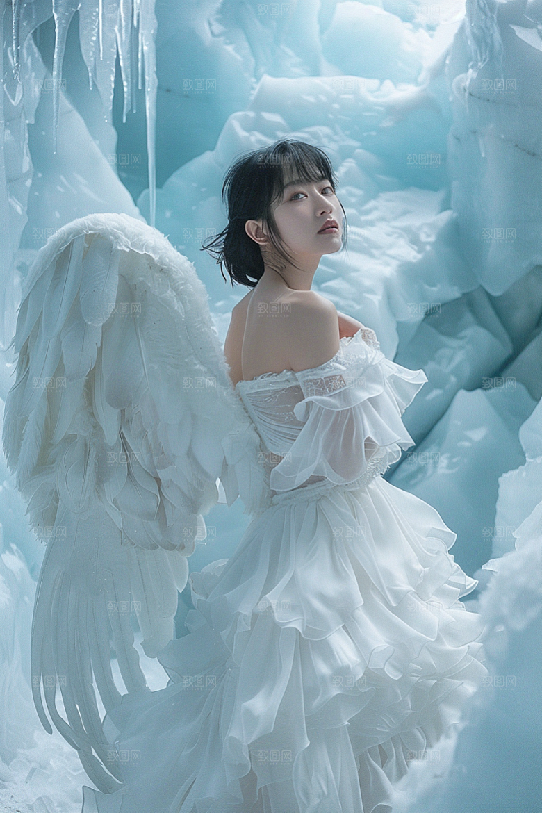 天使女神高清美女摄影图
