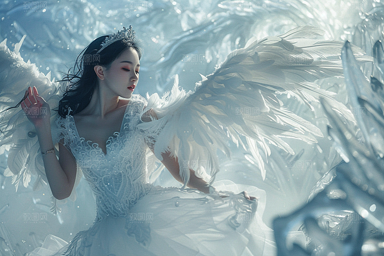 天使女神仙女唯美摄影图