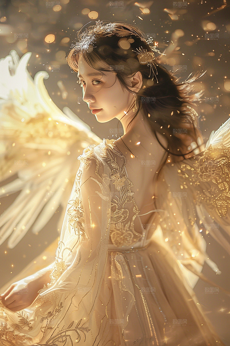 天使女神梦幻仙女摄影图