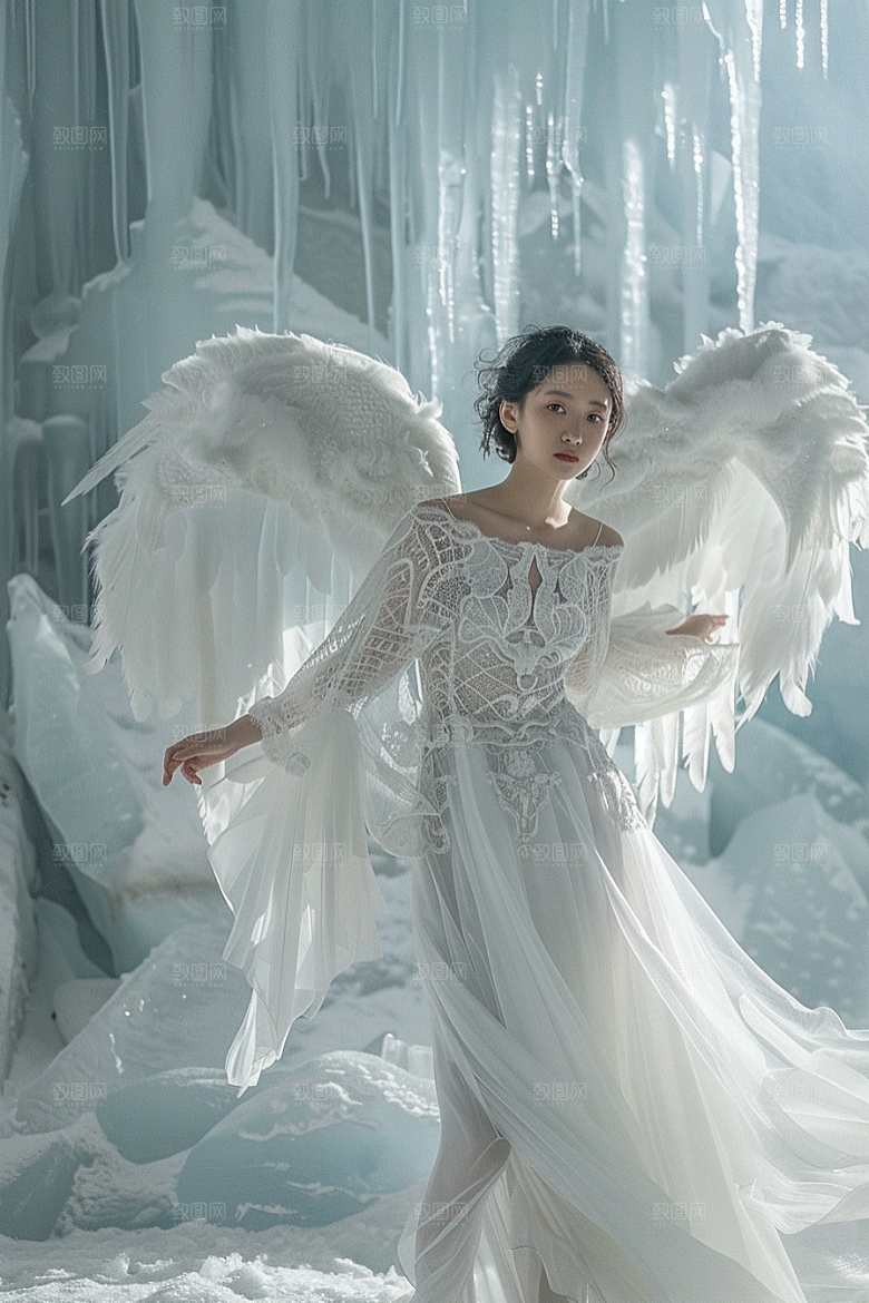 天使女神纯洁人物摄影图