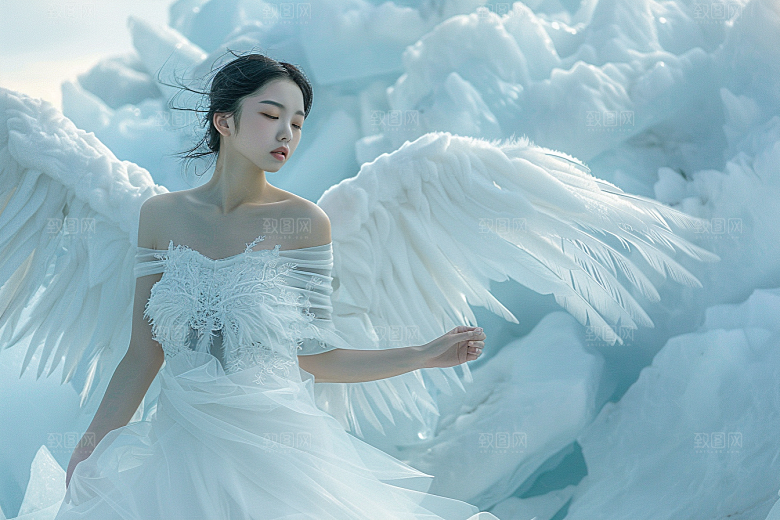 天使女神人物仙女摄影图