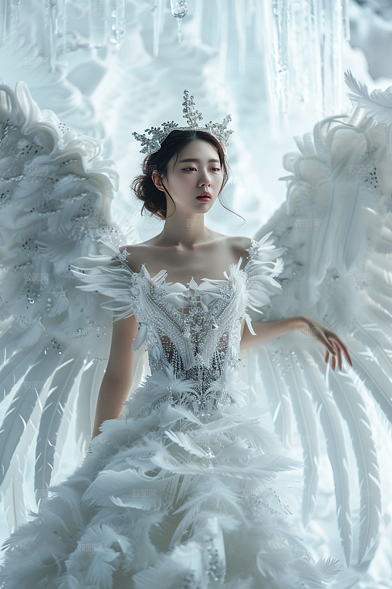 天使女神人物唯美摄影图