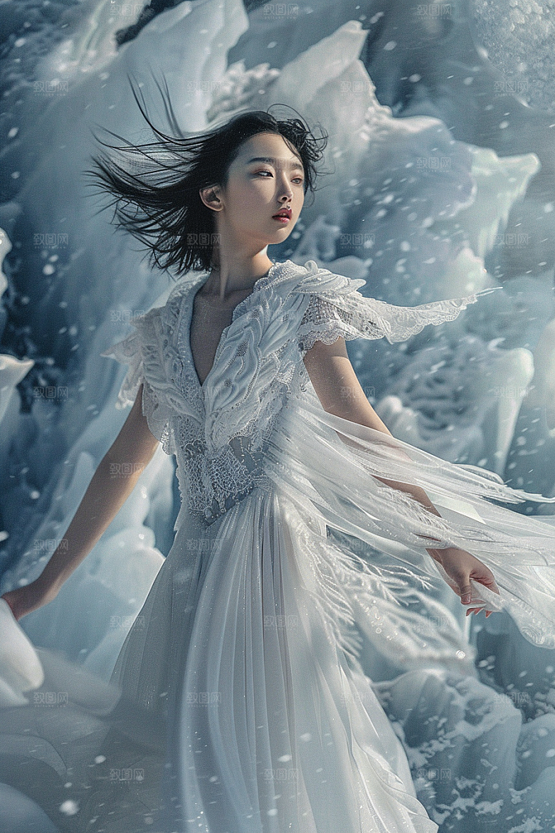 天使女神梦幻唯美摄影图