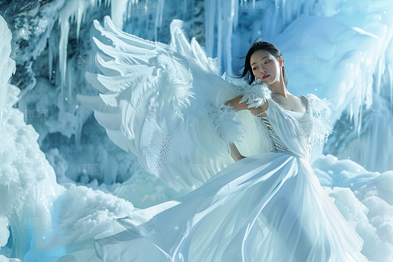 天使女神梦幻高清摄影图