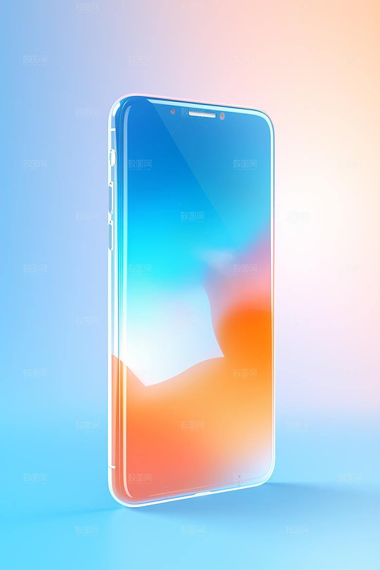 透明电子产品立体光效模型