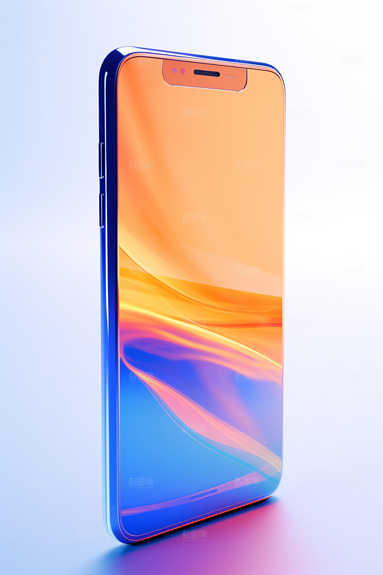 透明电子产品光效时尚模型