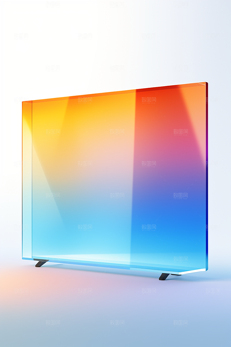 透明电子产品光泽3D模型