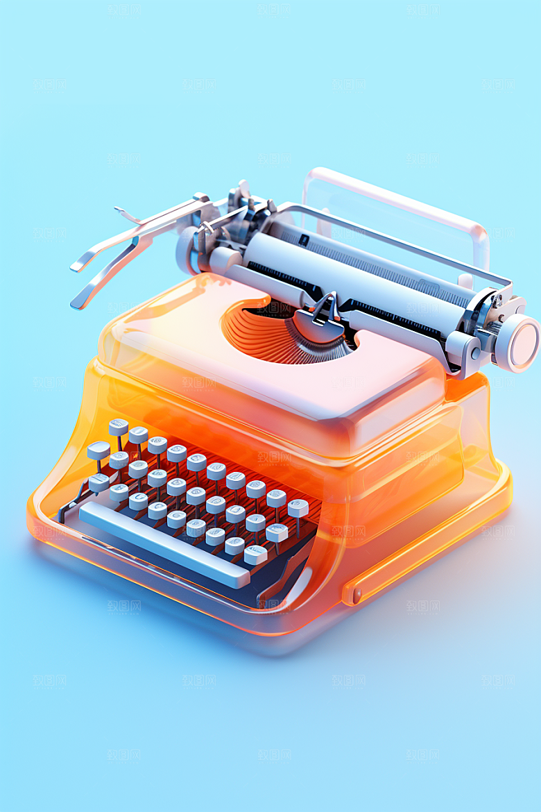 透明电子产品3D立体模型