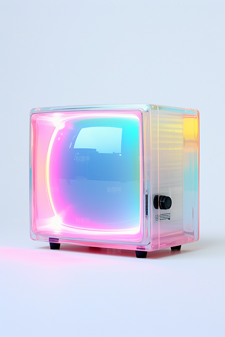 透明电子产品光泽3D模型