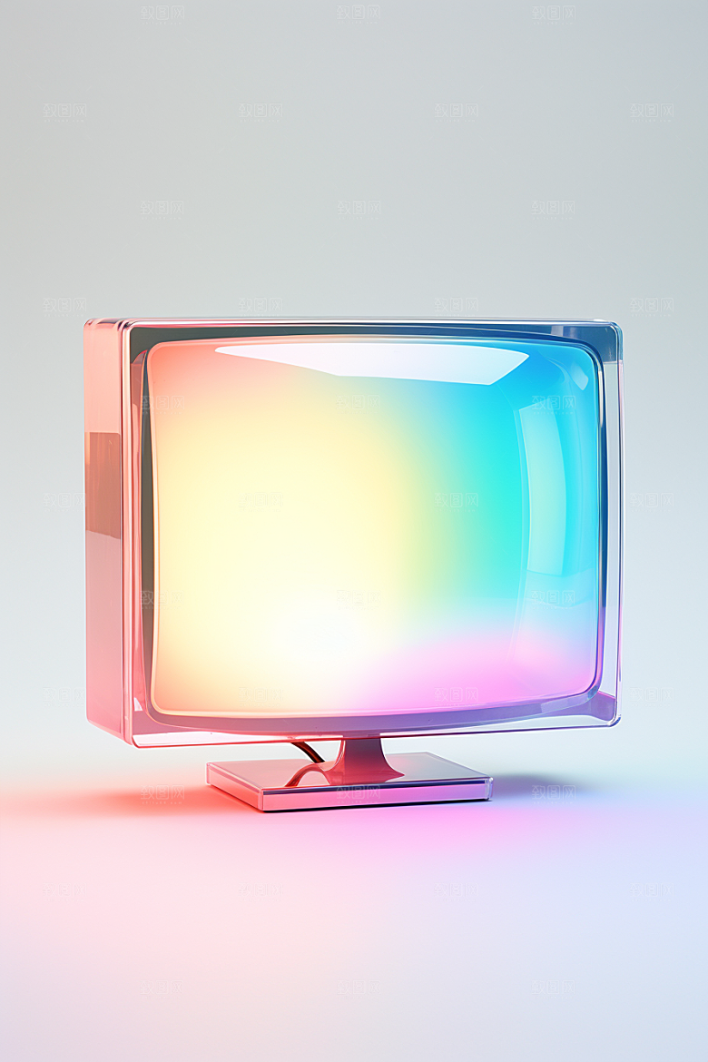 透明电子产品立体光泽模型