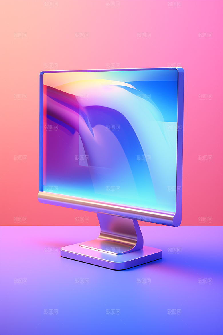 透明电子产品炫彩光效模型