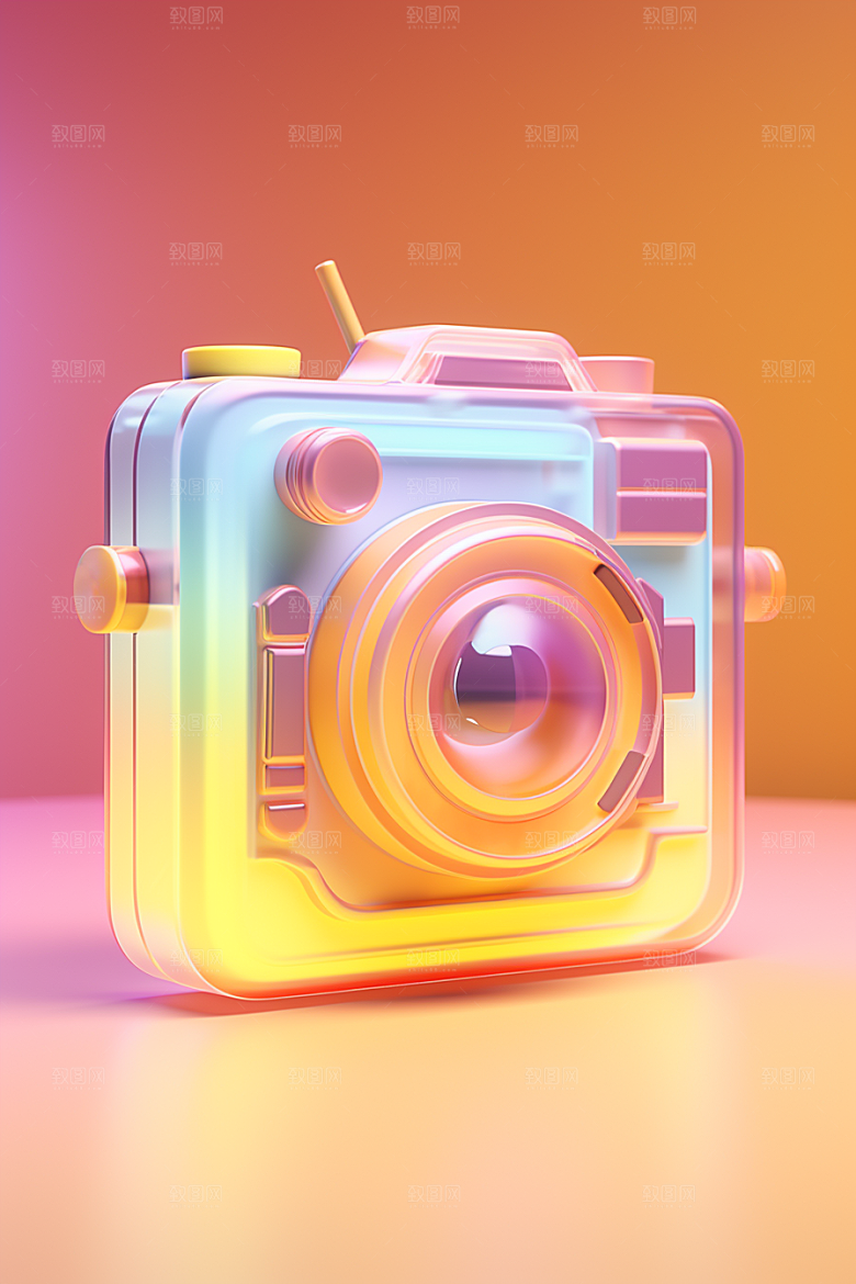 透明电子产品立体3D模型