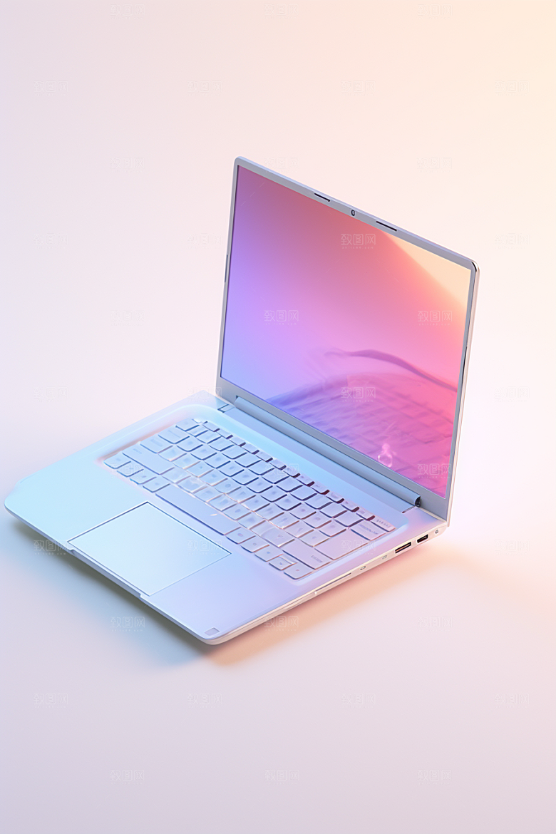 透明电子产品3D通透模型