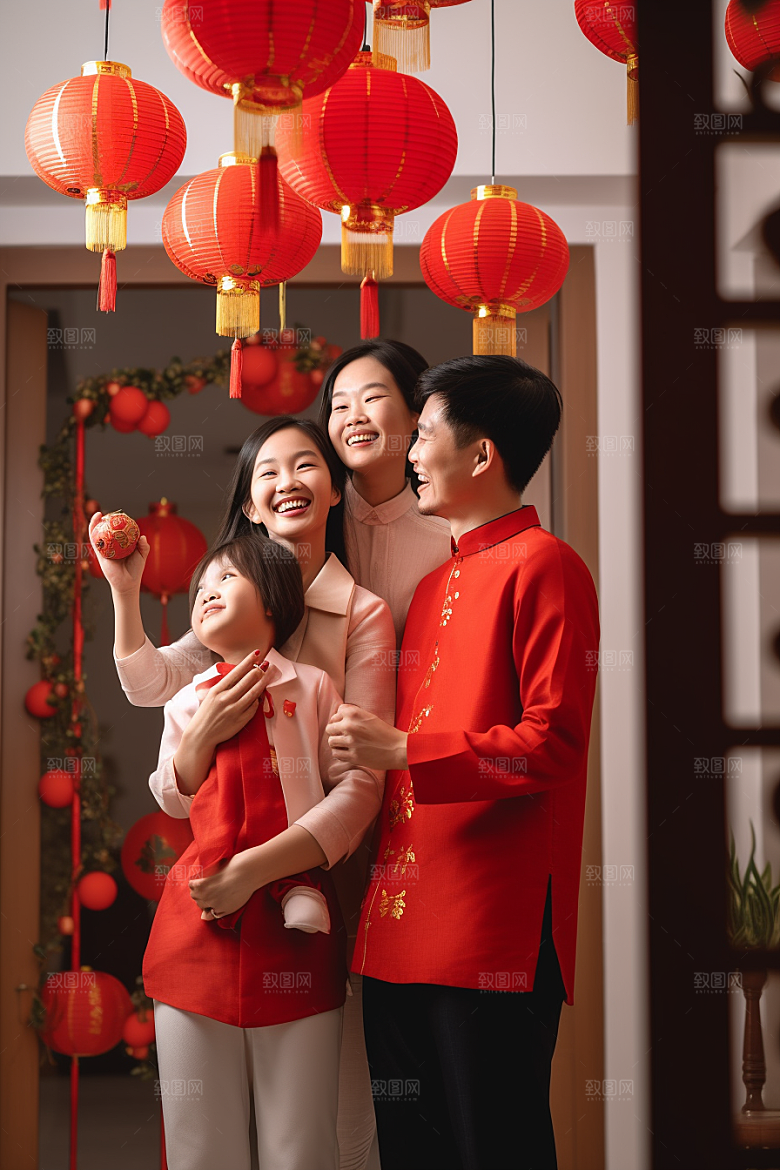 年夜饭新年春节摄影图