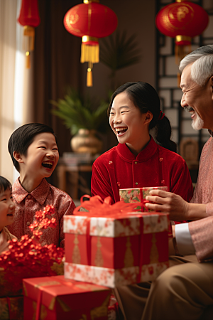 年夜饭新年春节摄影图