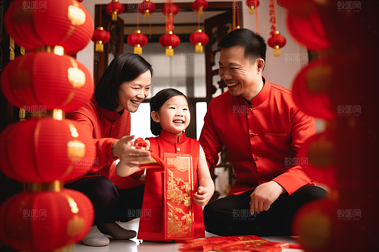 年夜饭快乐春节摄影图