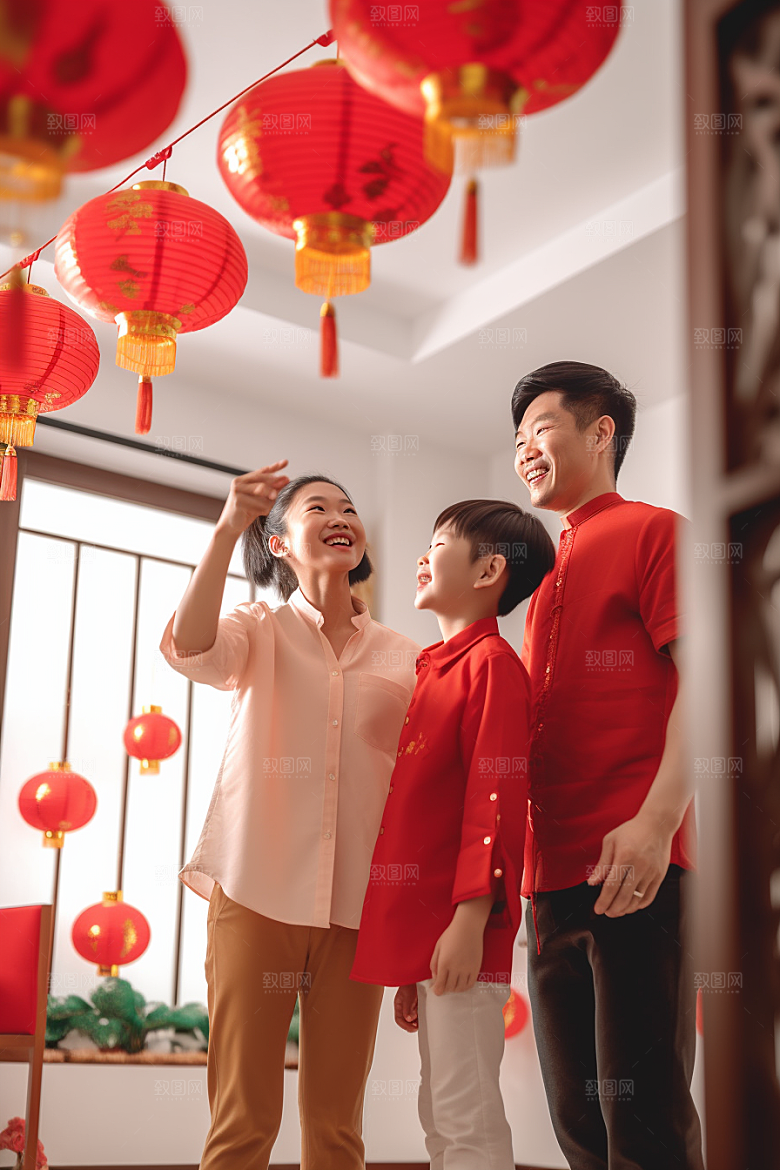 年夜饭喜庆春节摄影图