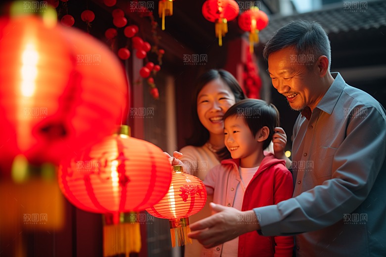 年夜饭春节高清摄影图