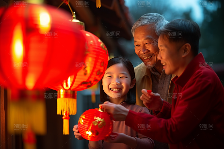 年夜饭高清春节摄影图