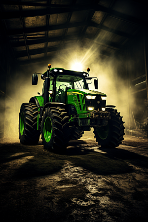 农用拖拉机耕种农业器械