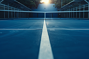 网球场健身环境素材