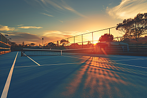 网球场运动场体育素材