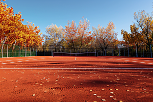 网球场体育健身素材