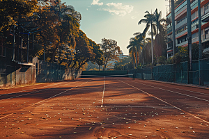 网球场健康运动场素材
