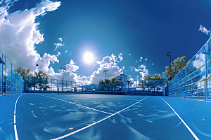 网球场环境室外素材
