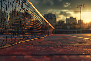 网球场环境阳光素材