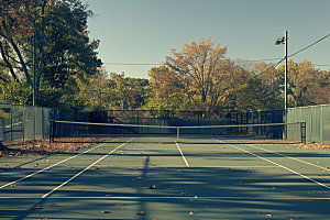 网球场体育活力素材