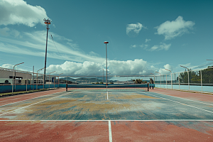 网球场活力运动场素材