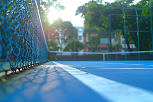 网球场室外健康素材