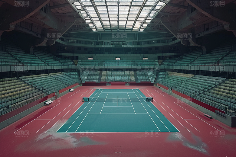 网球场户外高清素材