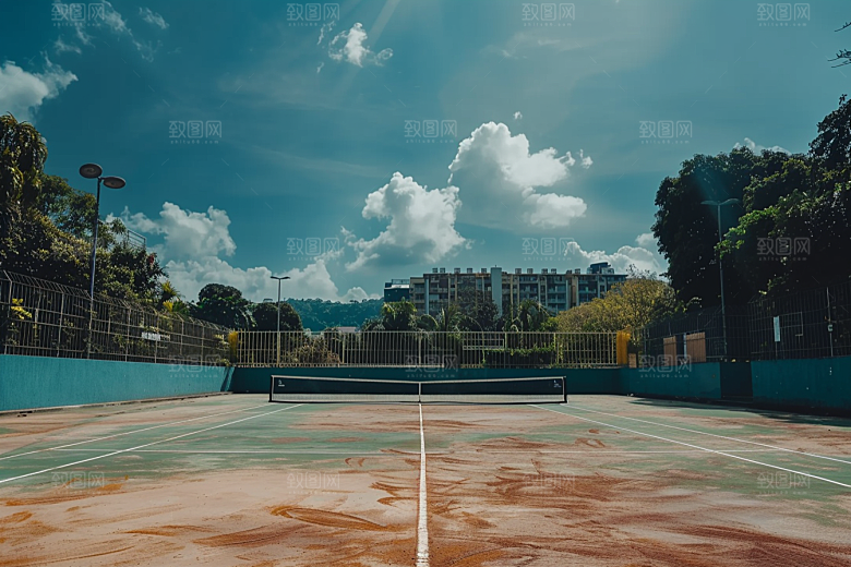 网球场体育运动场素材