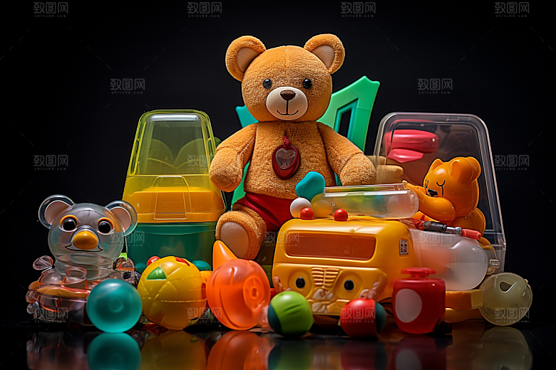 儿童玩具可爱童趣素材
