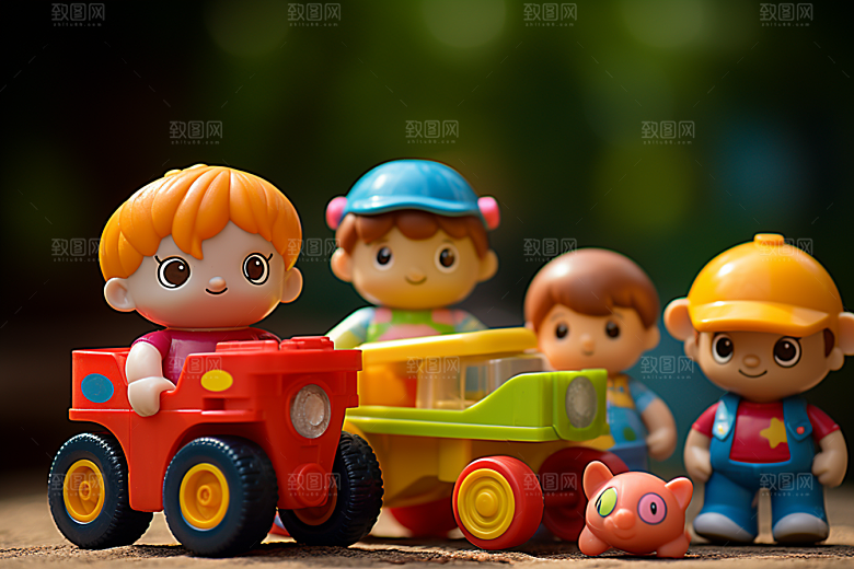 儿童玩具陪伴卡通素材